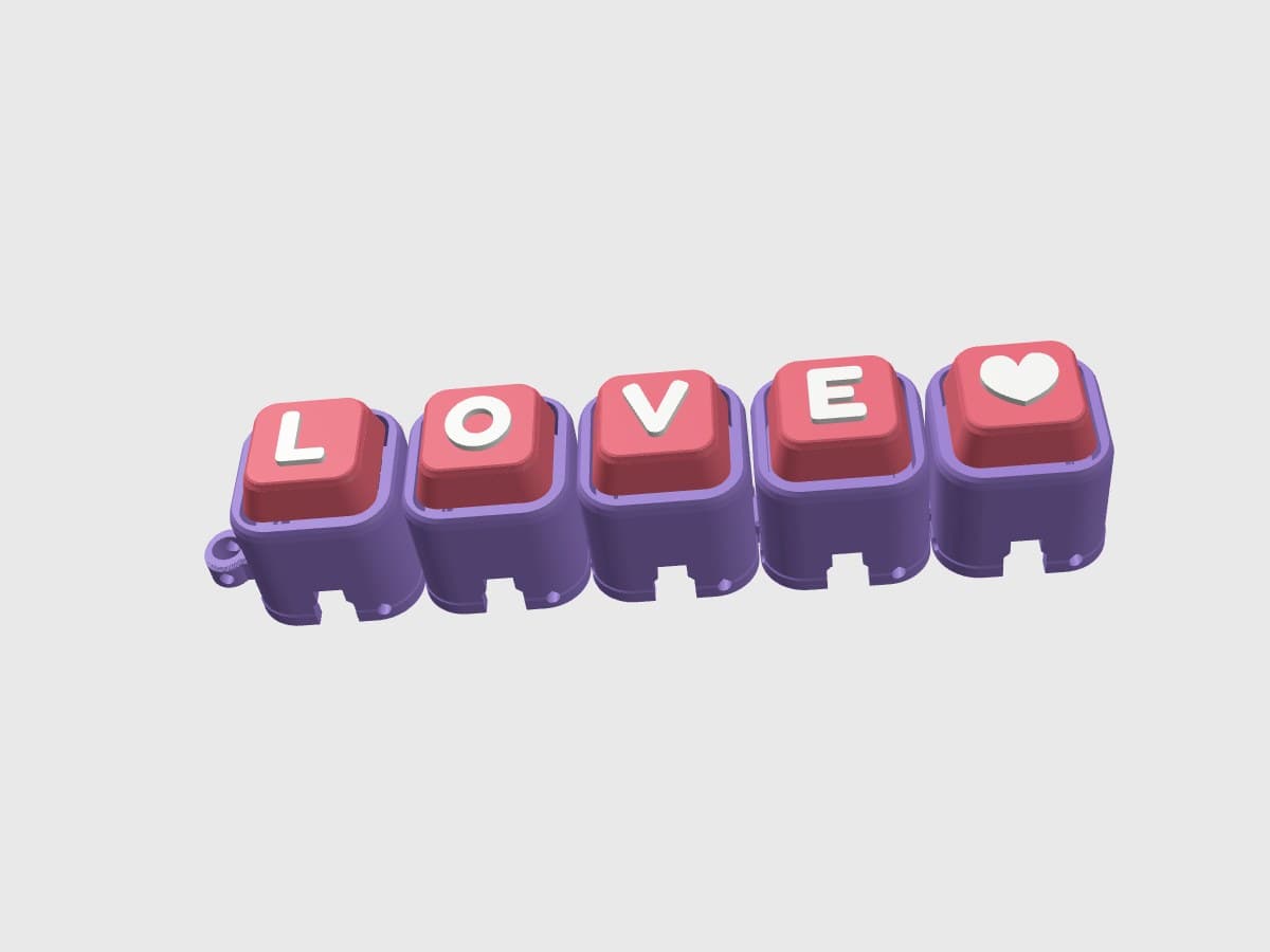 Clicker LOVE + hati
